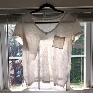 Madewell v-neck pocket t-shirt